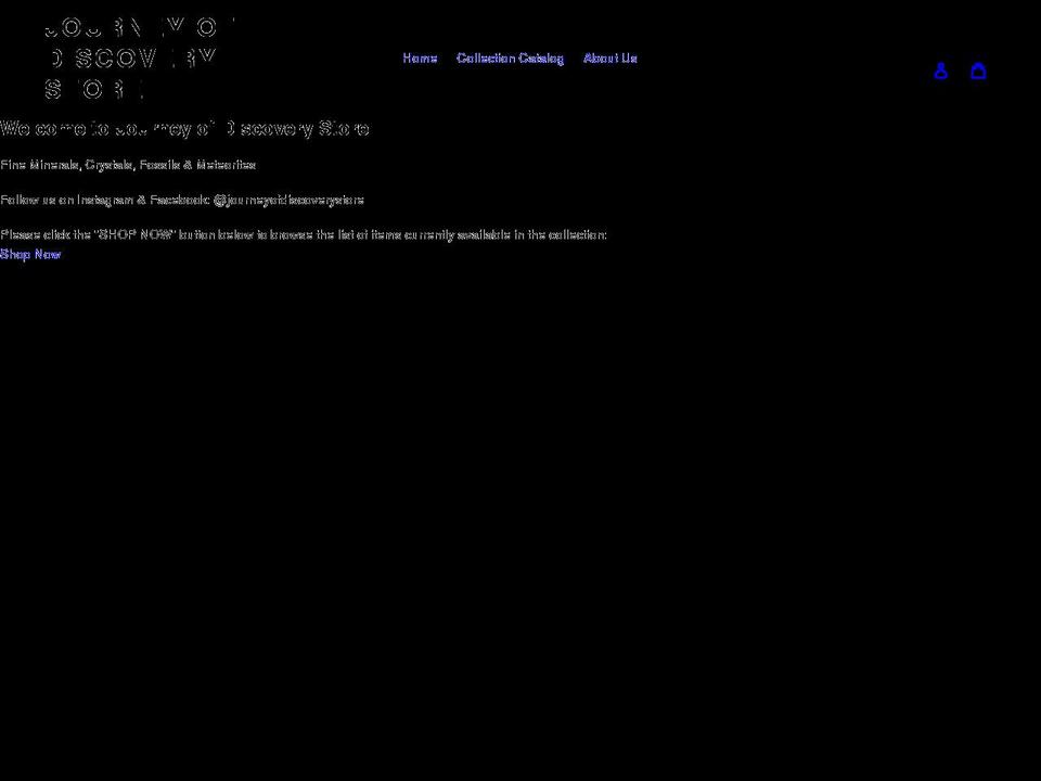 journeyofdiscoverystore.com shopify website screenshot