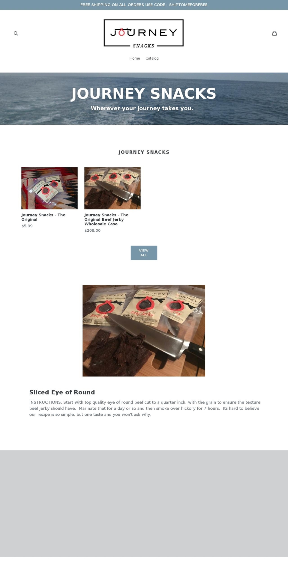 journeysnacks.com — Shopify storefront screenshot