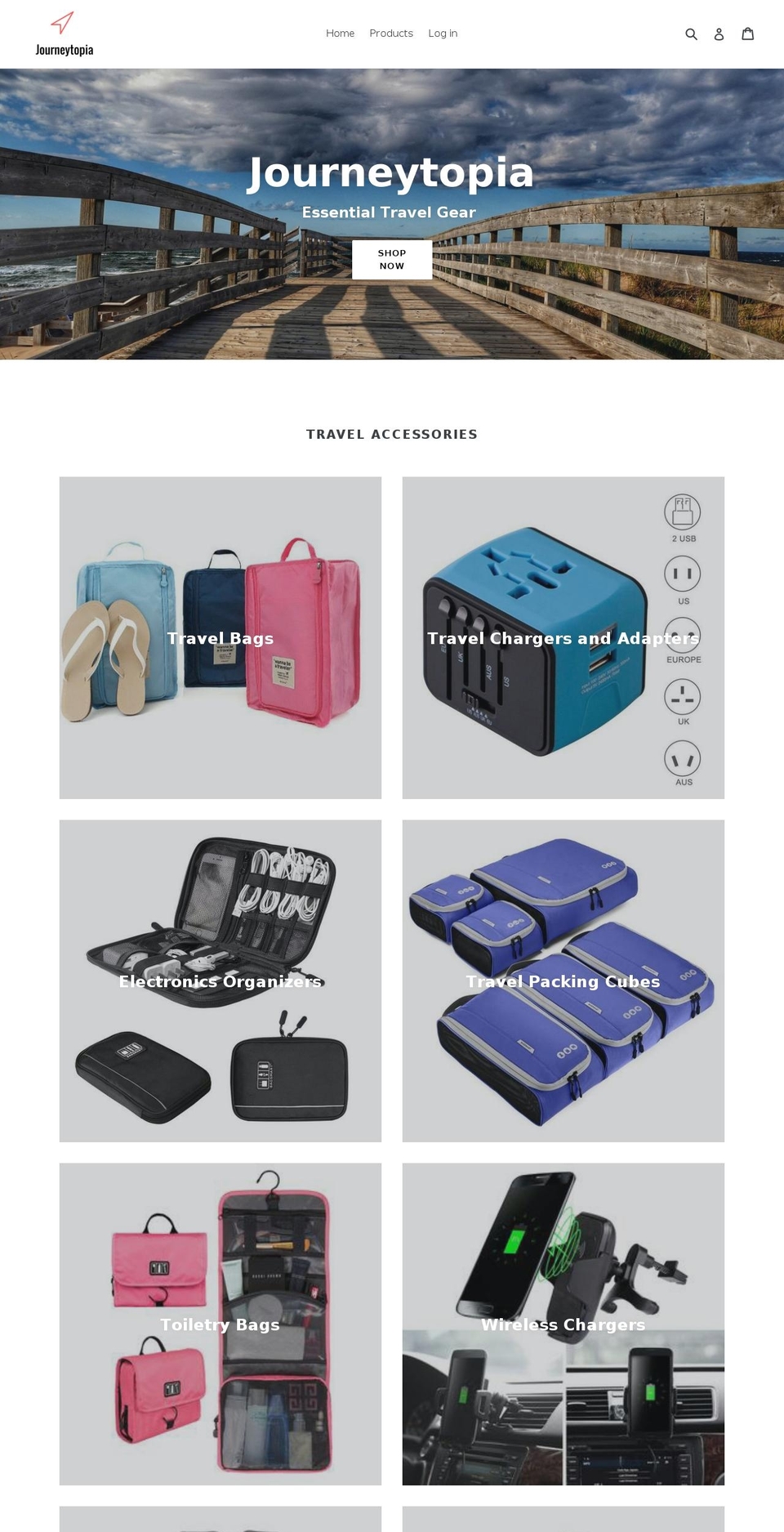 journeytopia.com — Shopify storefront screenshot