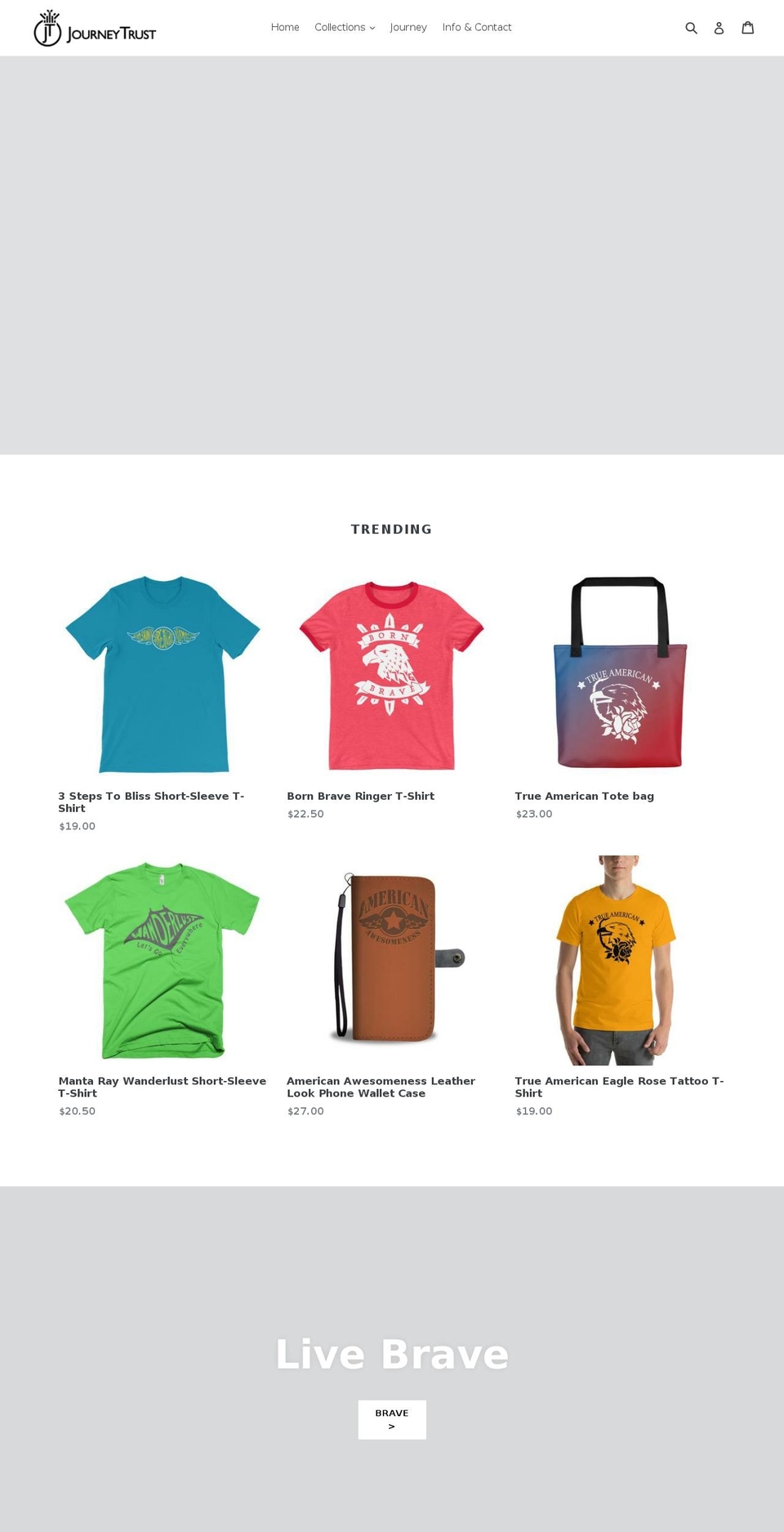 journeytrust.com shopify website screenshot