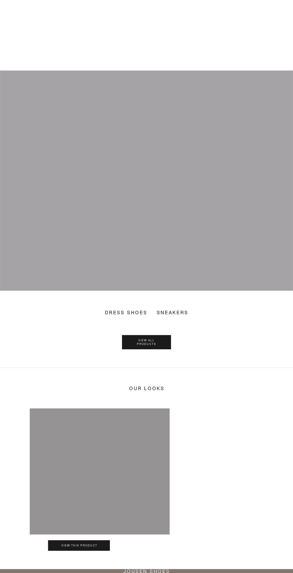 jousenshoes.com shopify website screenshot