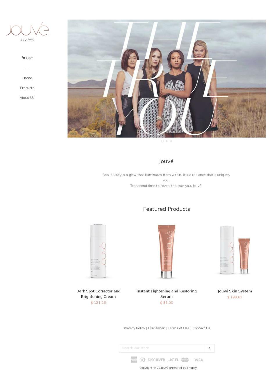 jouvestore.com — Shopify storefront screenshot
