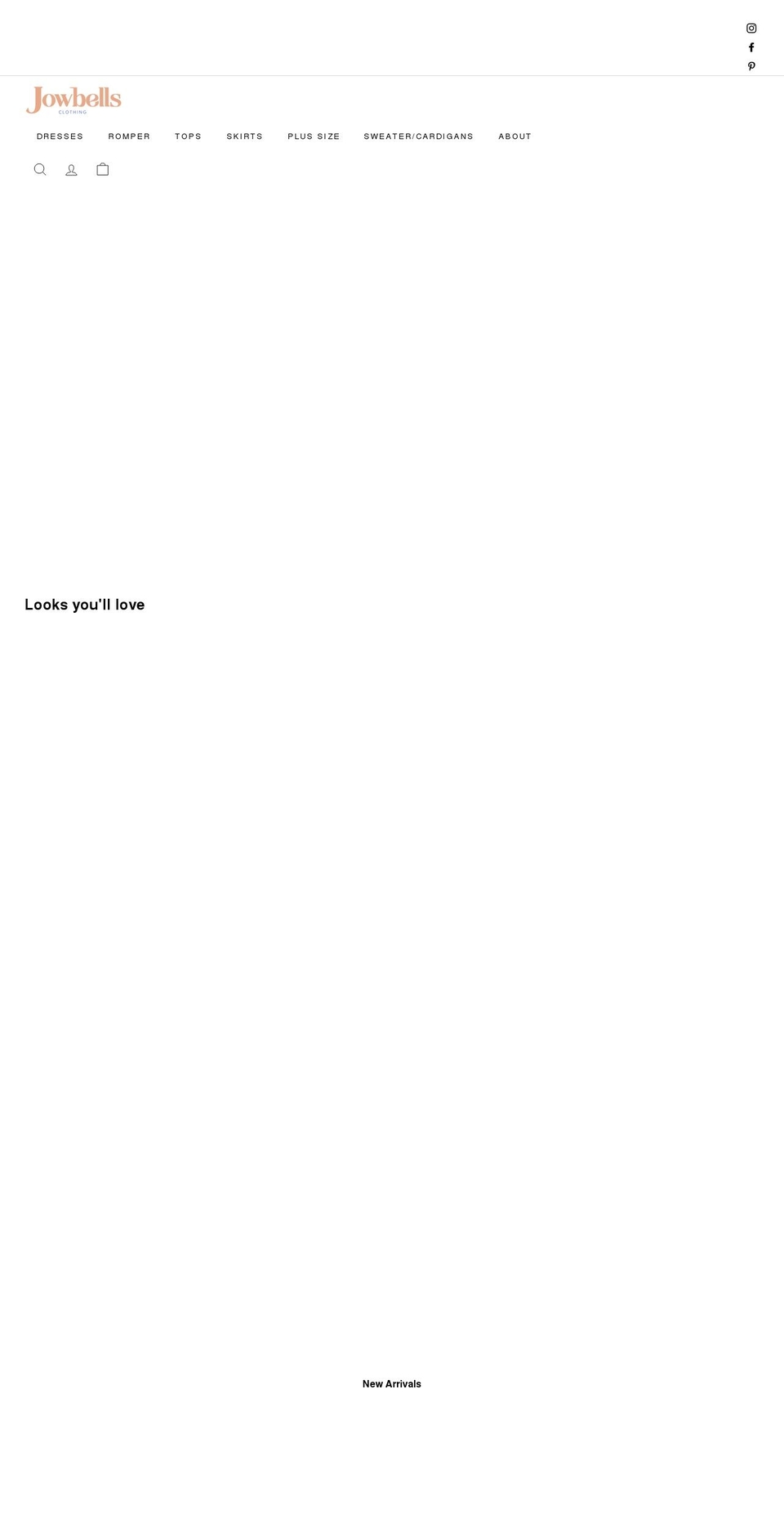 jowbells.com shopify website screenshot