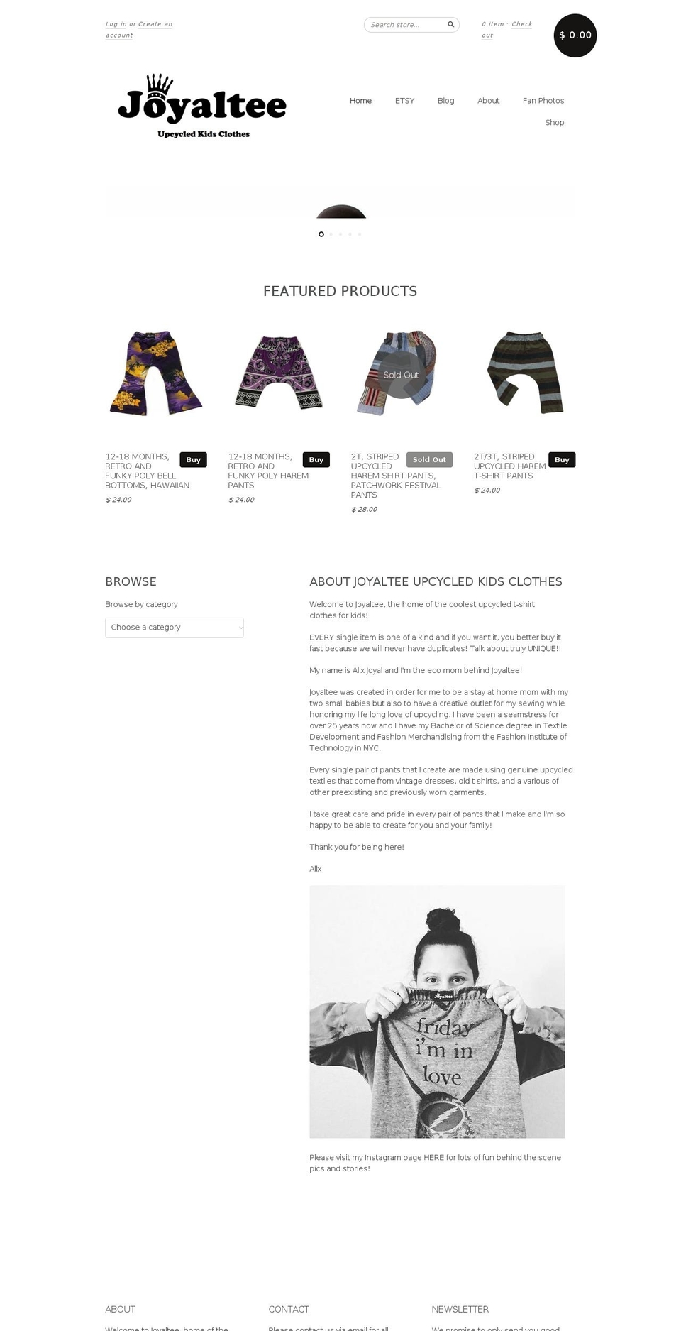joyaltee.com shopify website screenshot