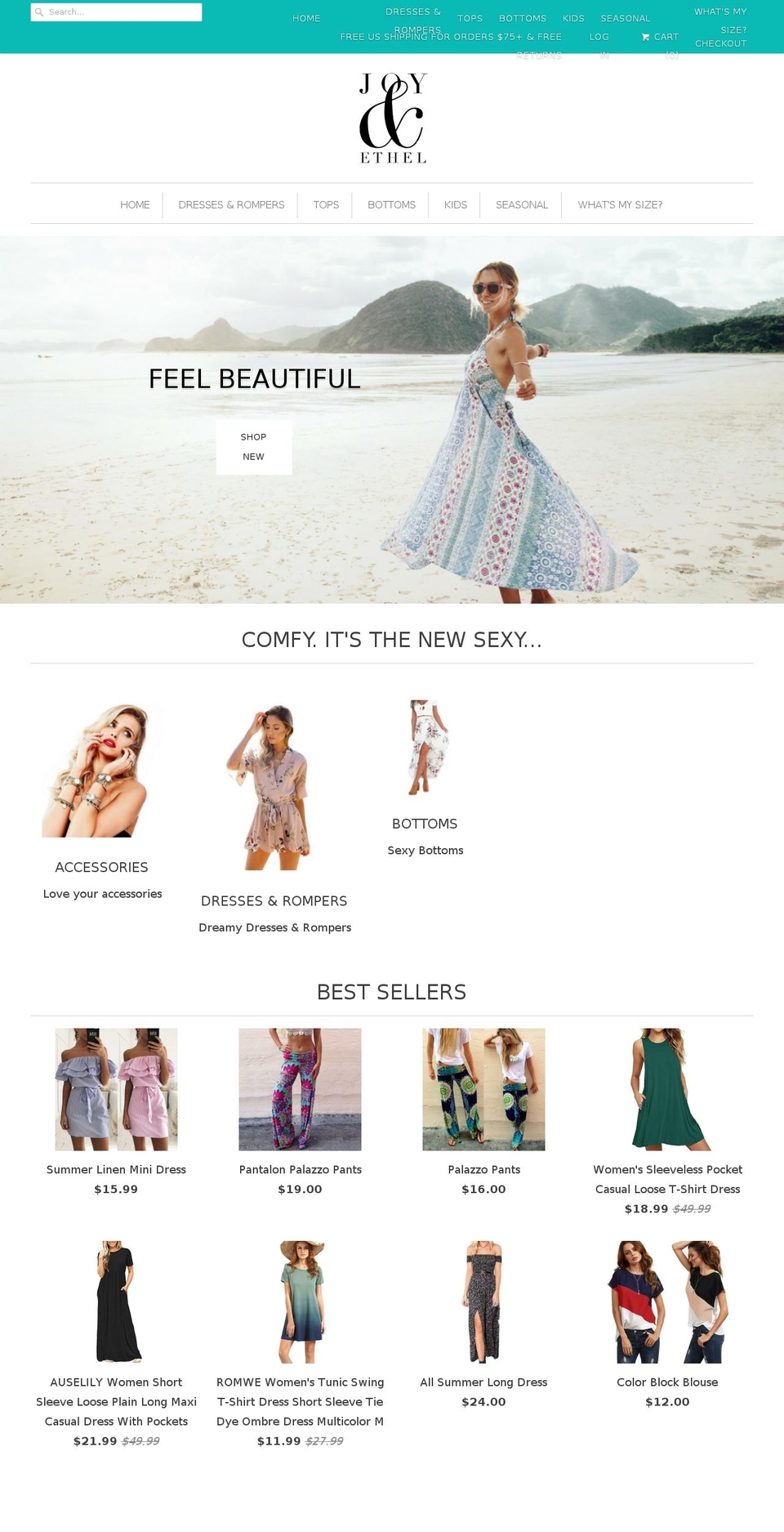 A\u0026Z Designs Shopify theme site example joyandethel.com