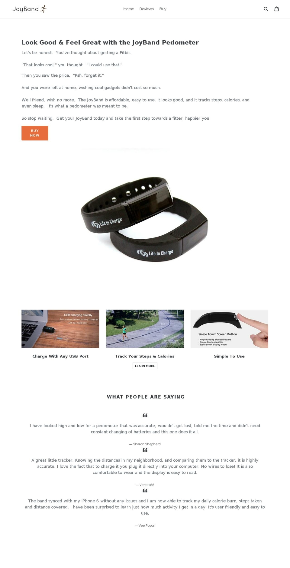 joyband.info shopify website screenshot