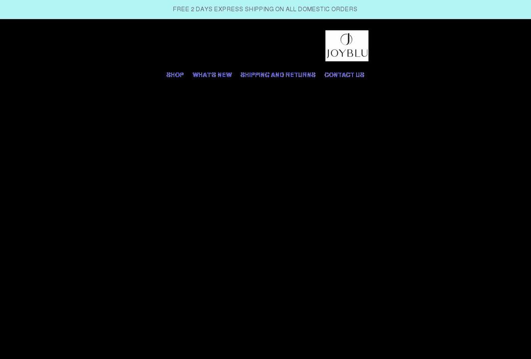joyblu.com shopify website screenshot