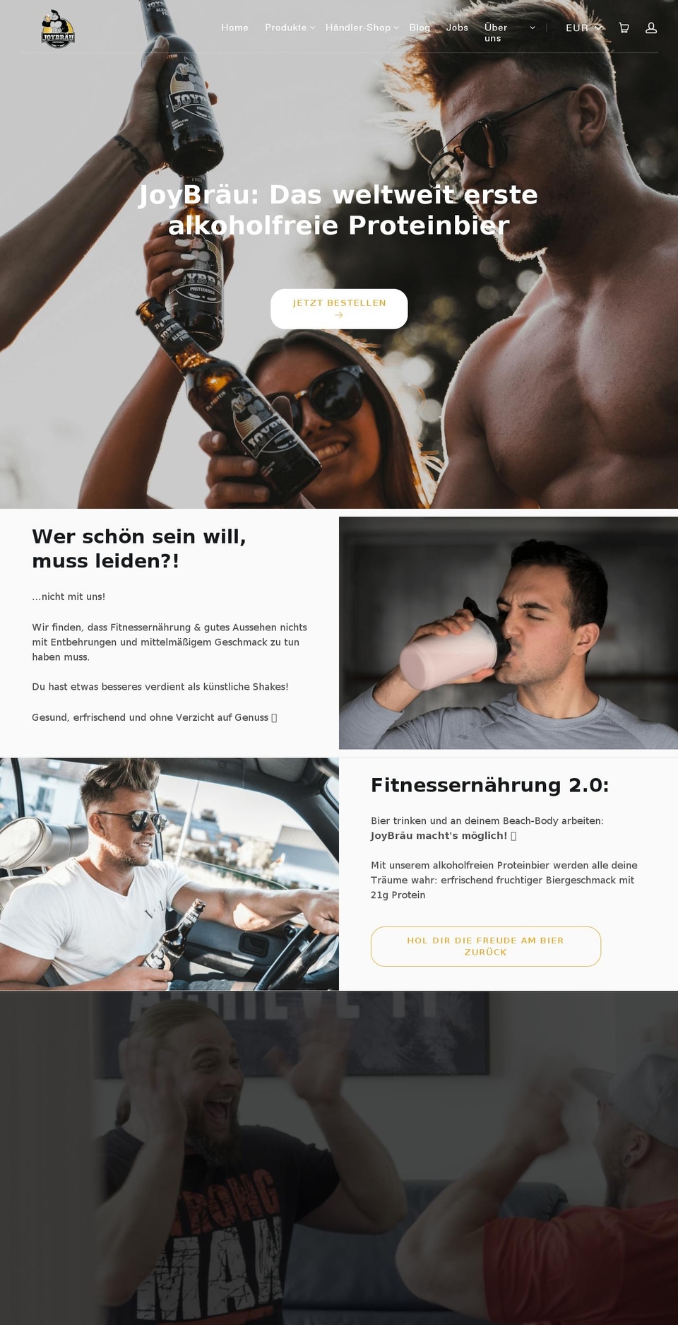 joybraeu.com — Shopify storefront screenshot