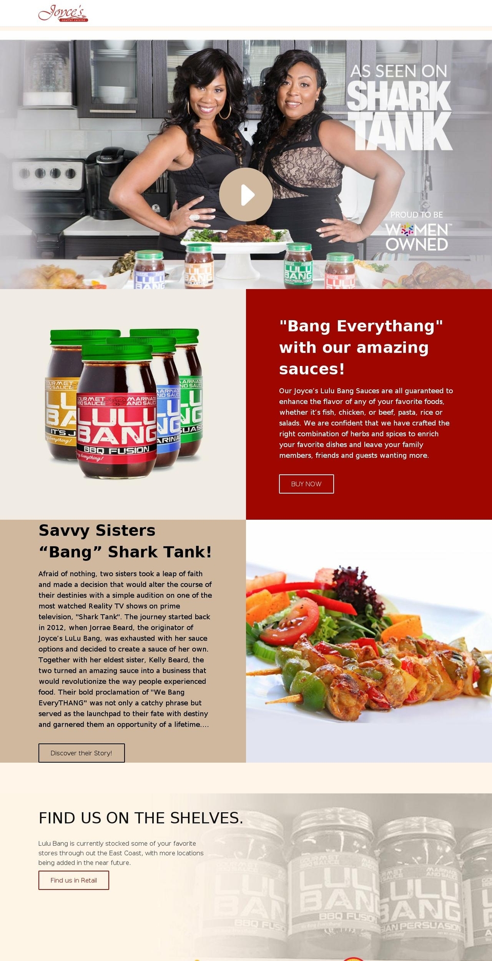 joyceslulubang.com shopify website screenshot