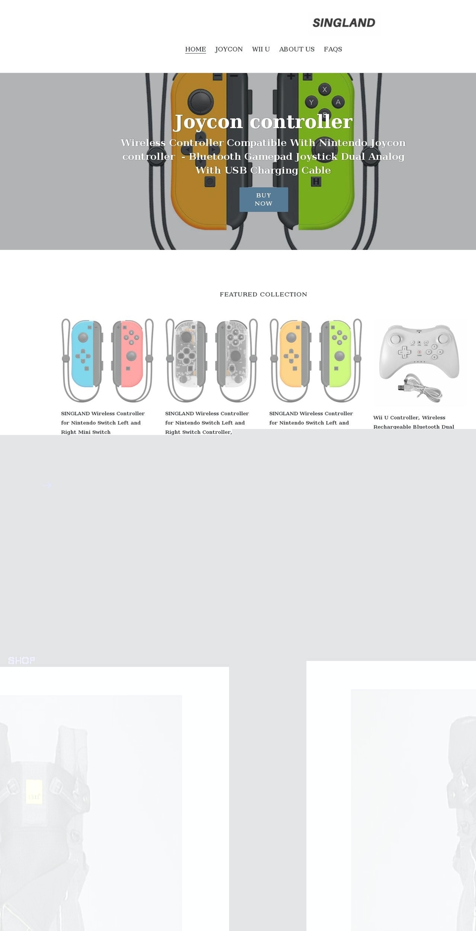 joycon-con.com shopify website screenshot