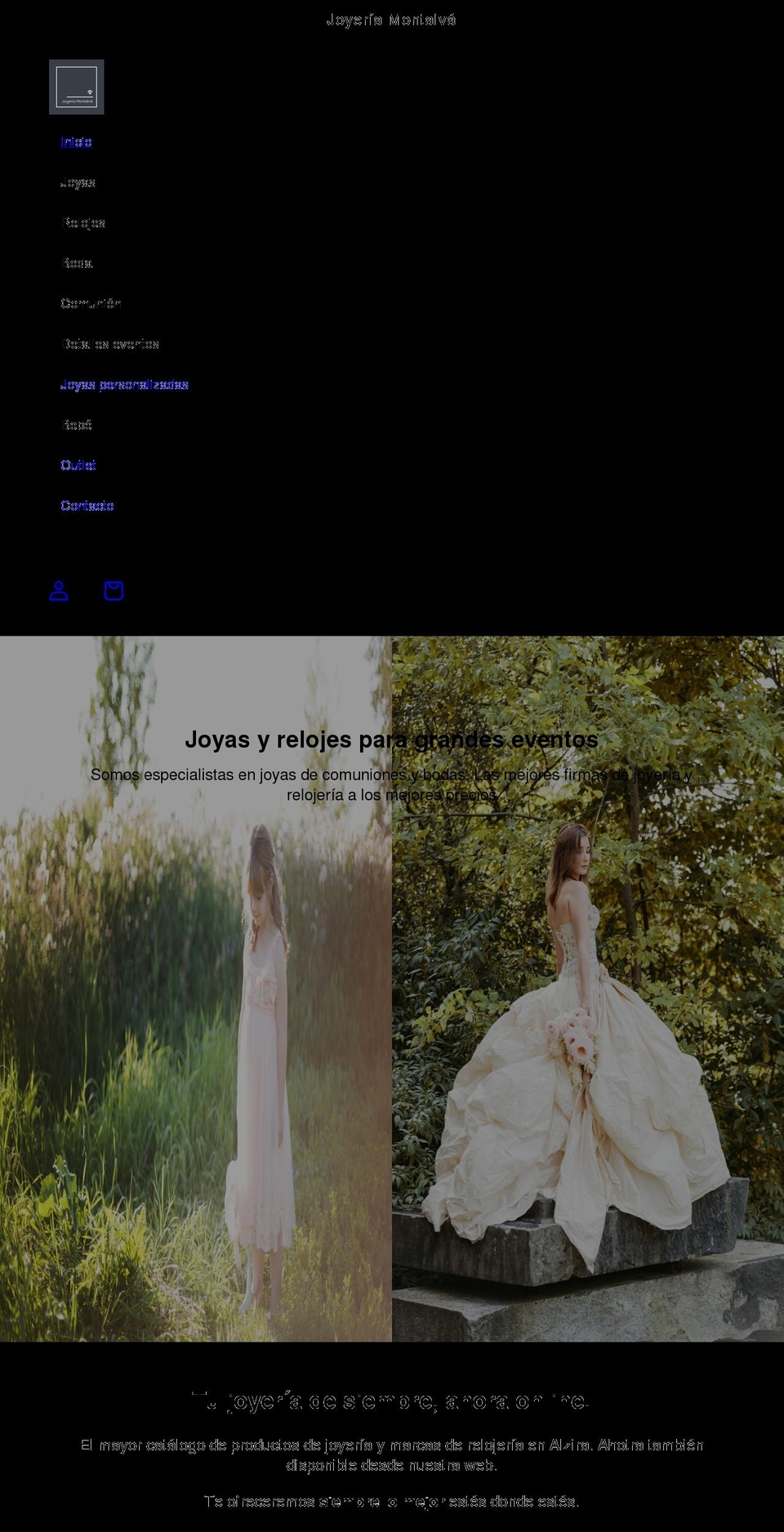 joyeriamontalva.com shopify website screenshot