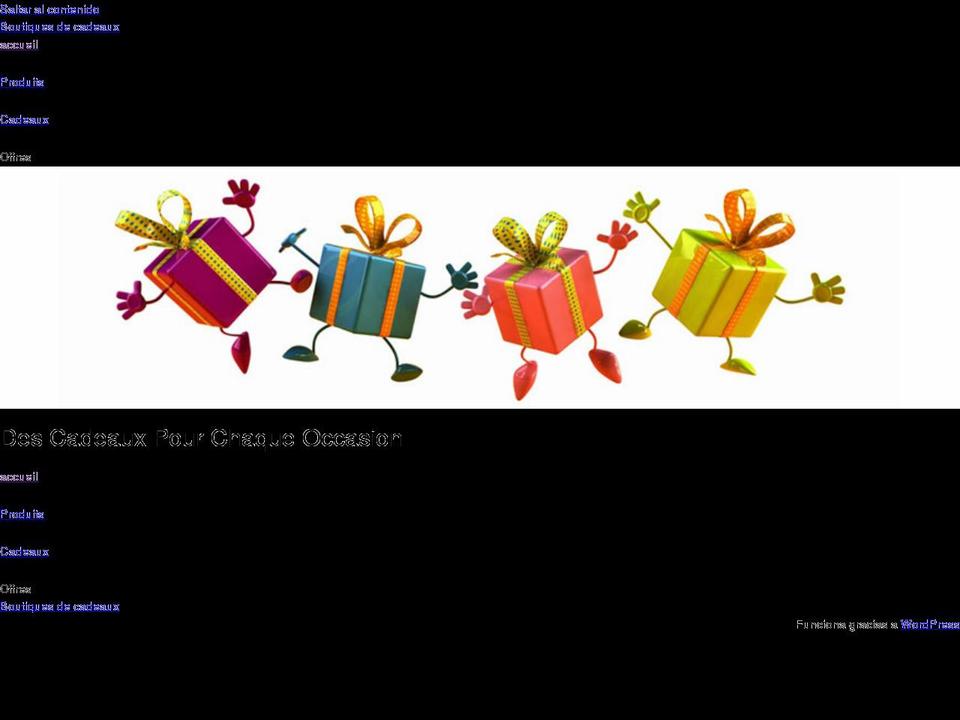 joyeuxcadeaux.com — Shopify storefront screenshot