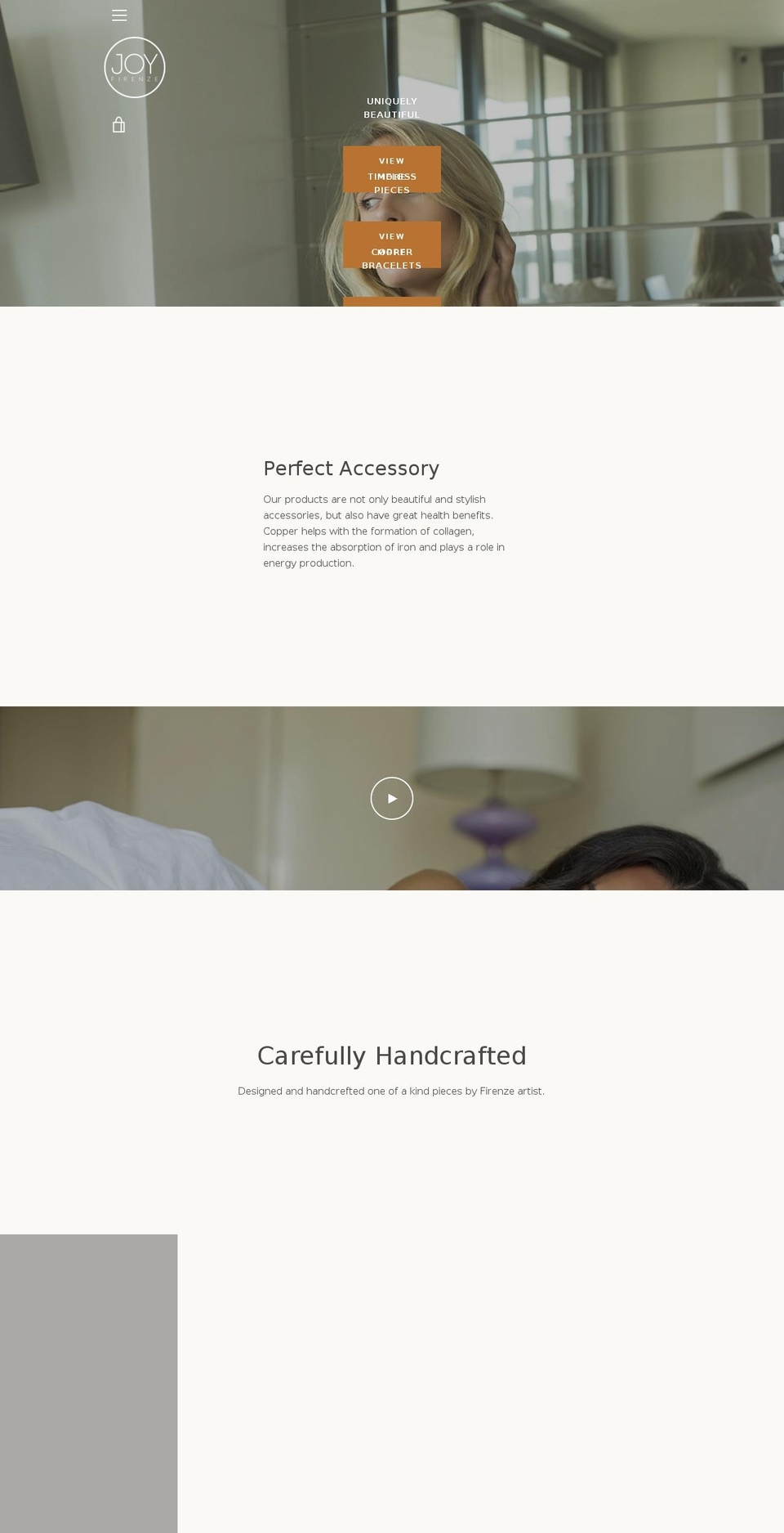 joyfirenze.com — Shopify storefront screenshot