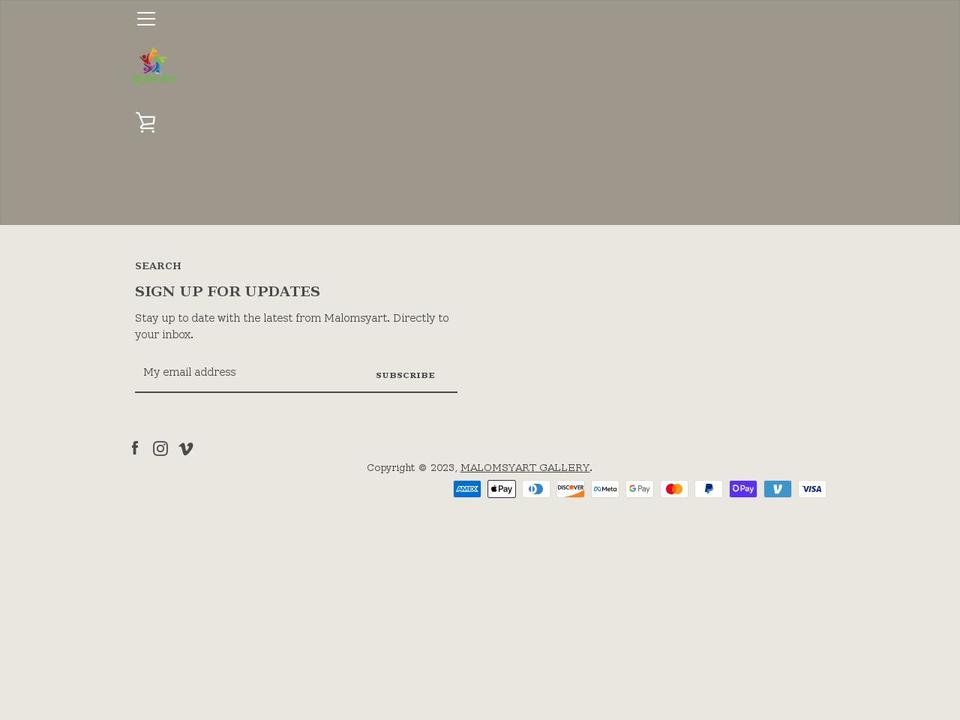 joyfulartwork.com shopify website screenshot