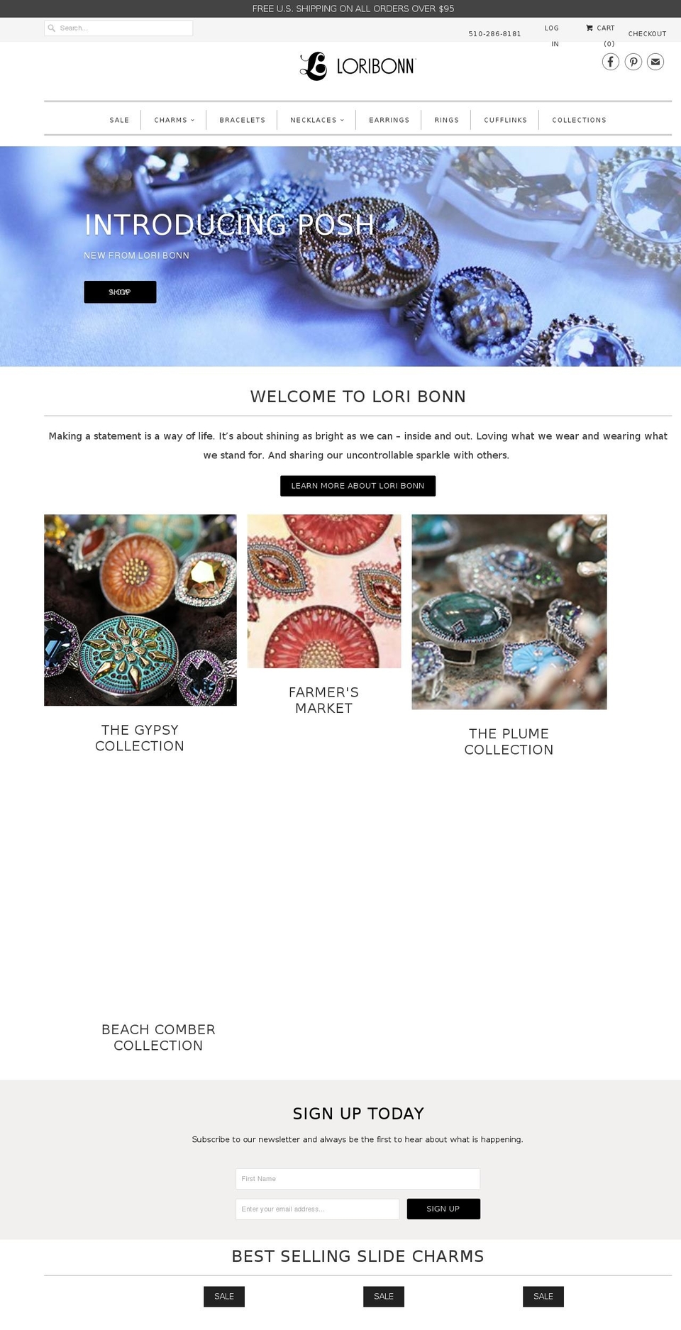 Lori Bonn 1.0 - Responsive Shopify theme site example joyfultrinkets.com