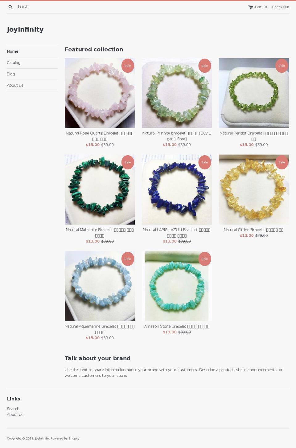joyinfinity.com — Shopify storefront screenshot