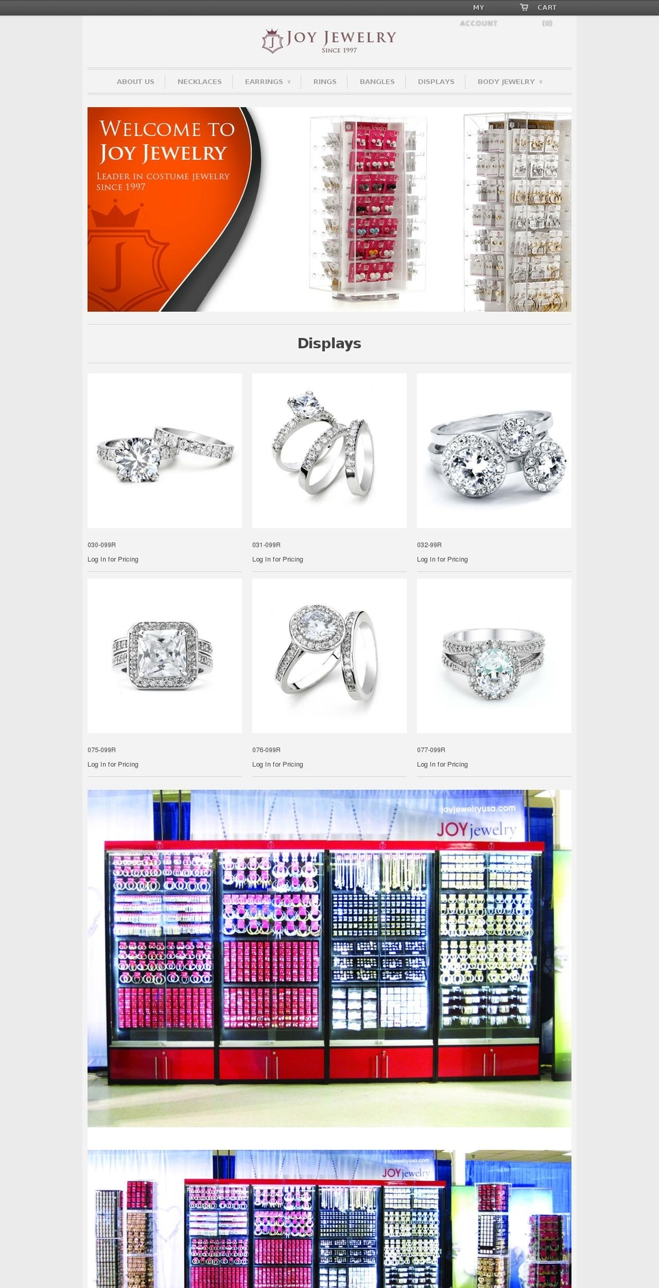 Kalles Shopify theme site example joyjewelryusa.com