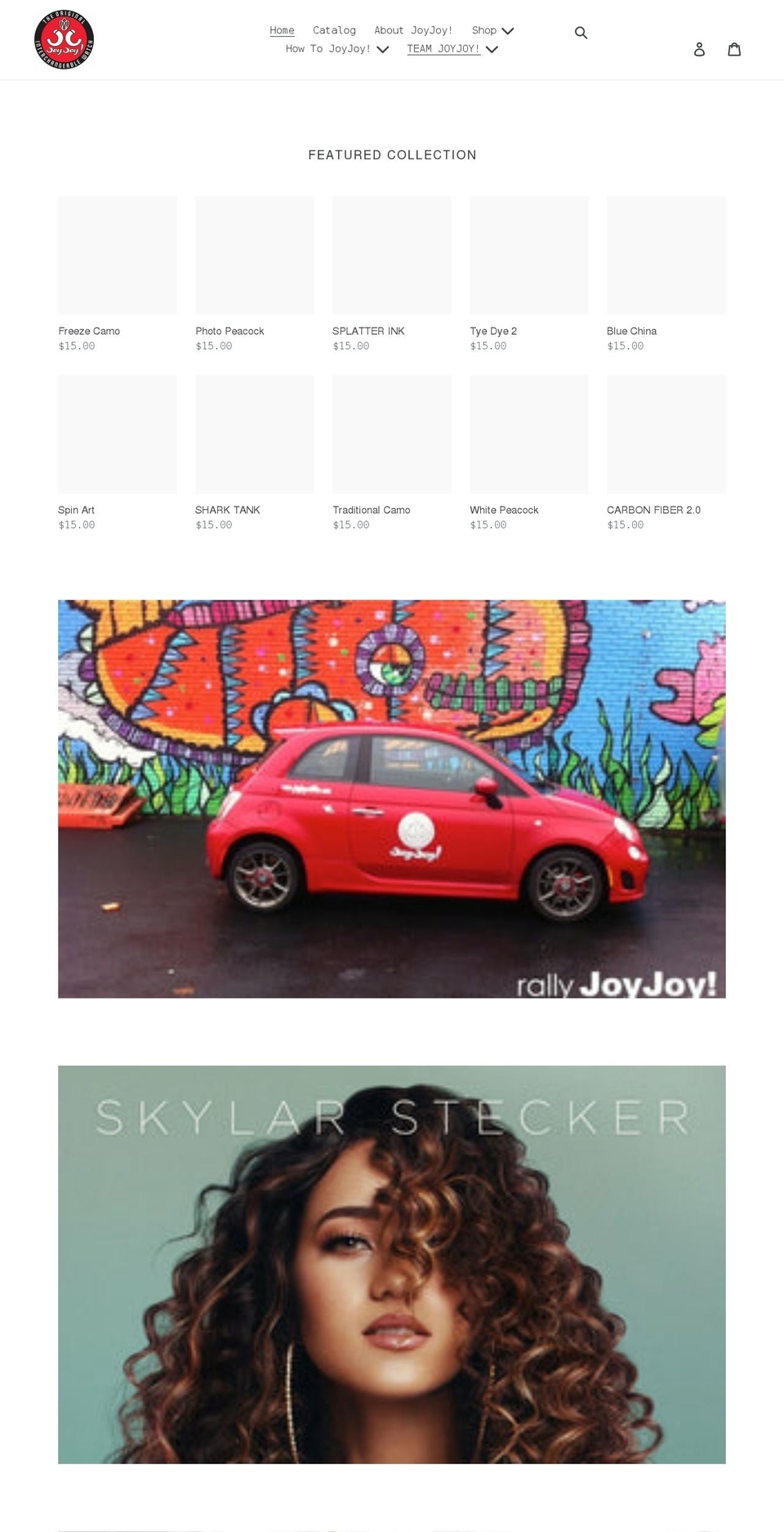 joyjoywatch.com shopify website screenshot