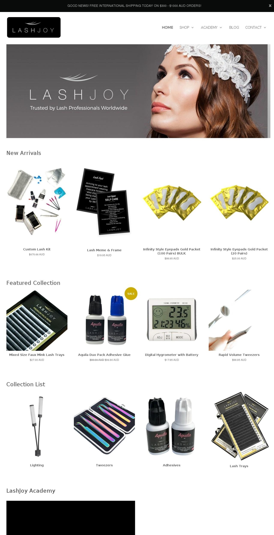joylash.com — Shopify storefront screenshot