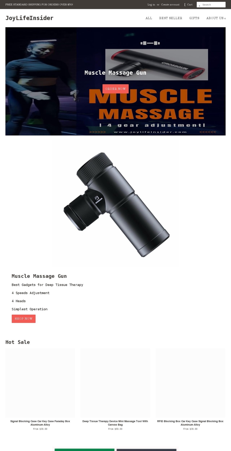 joylifeinsider.com shopify website screenshot