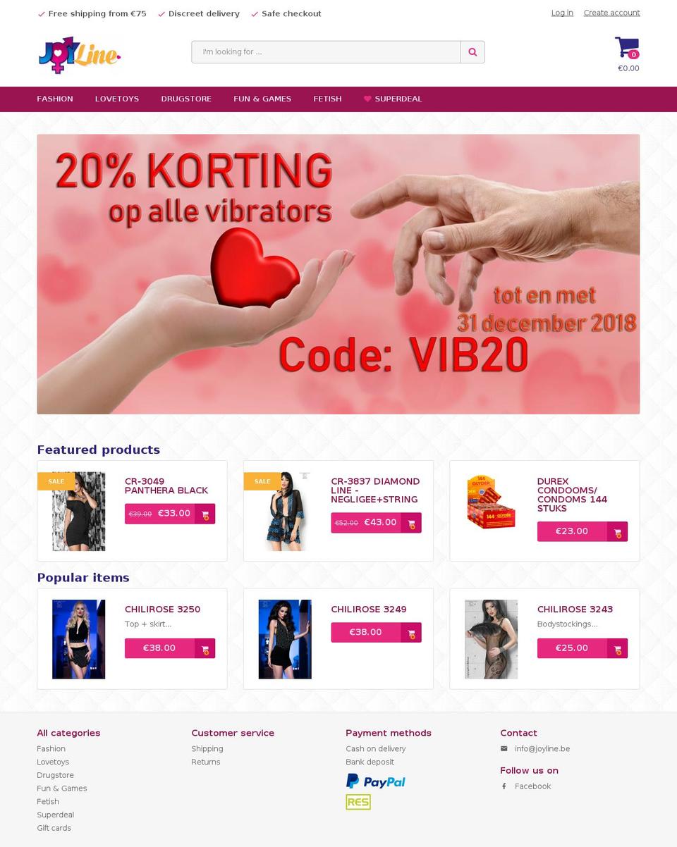 joyline.net shopify website screenshot