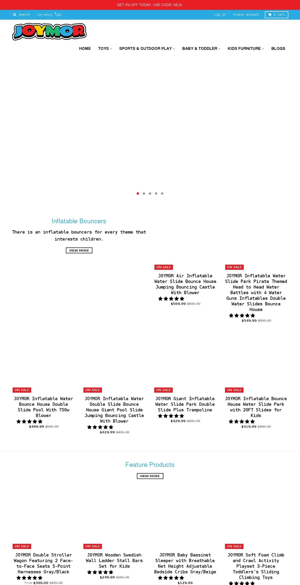 joymor.com shopify website screenshot