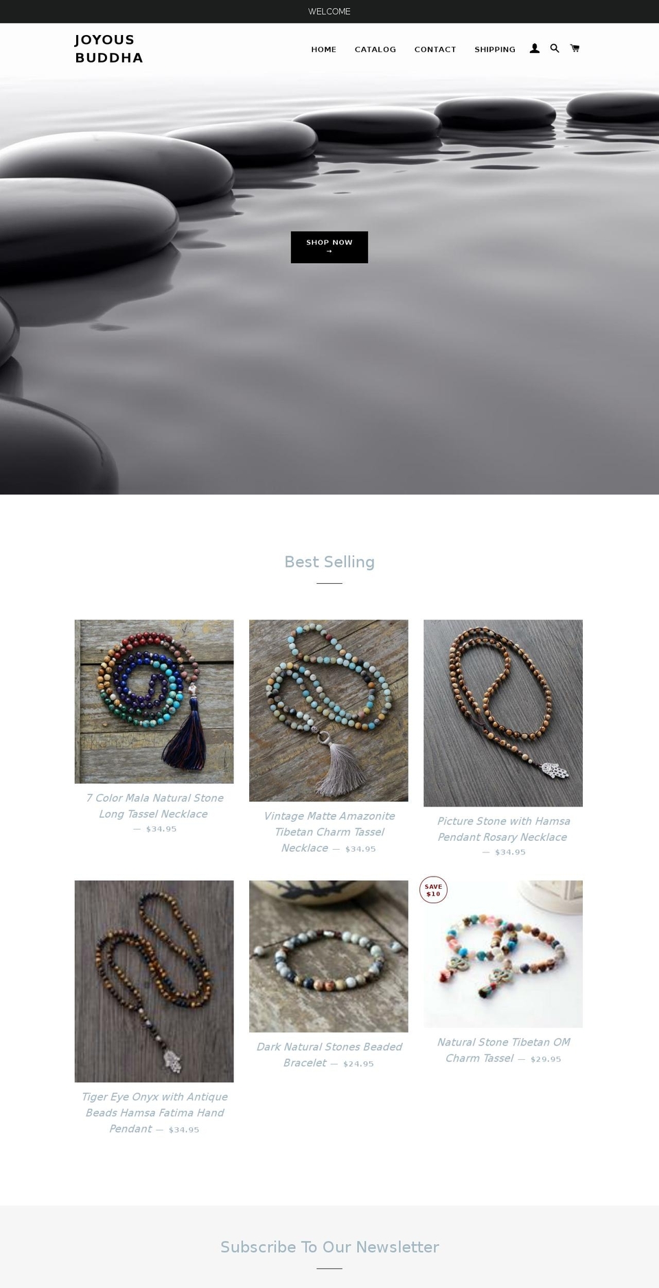 joyousbuddha.com — Shopify storefront screenshot