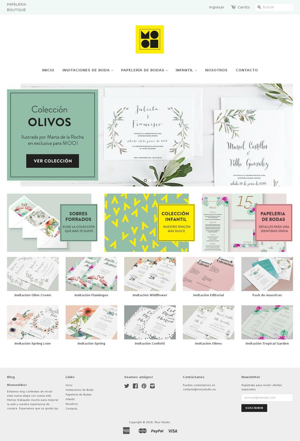 joypapercouture.com — Shopify storefront screenshot