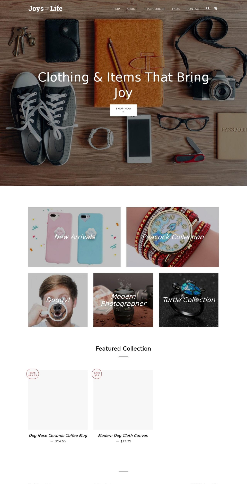 joysof.life shopify website screenshot