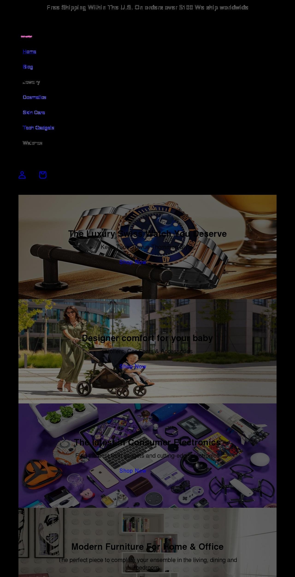 joyswag.com shopify website screenshot
