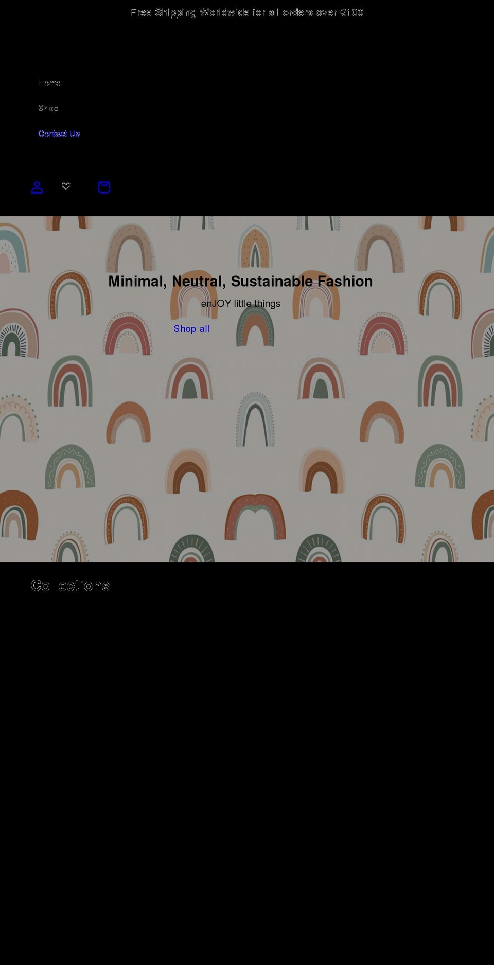 joythelabel.com — Shopify storefront screenshot