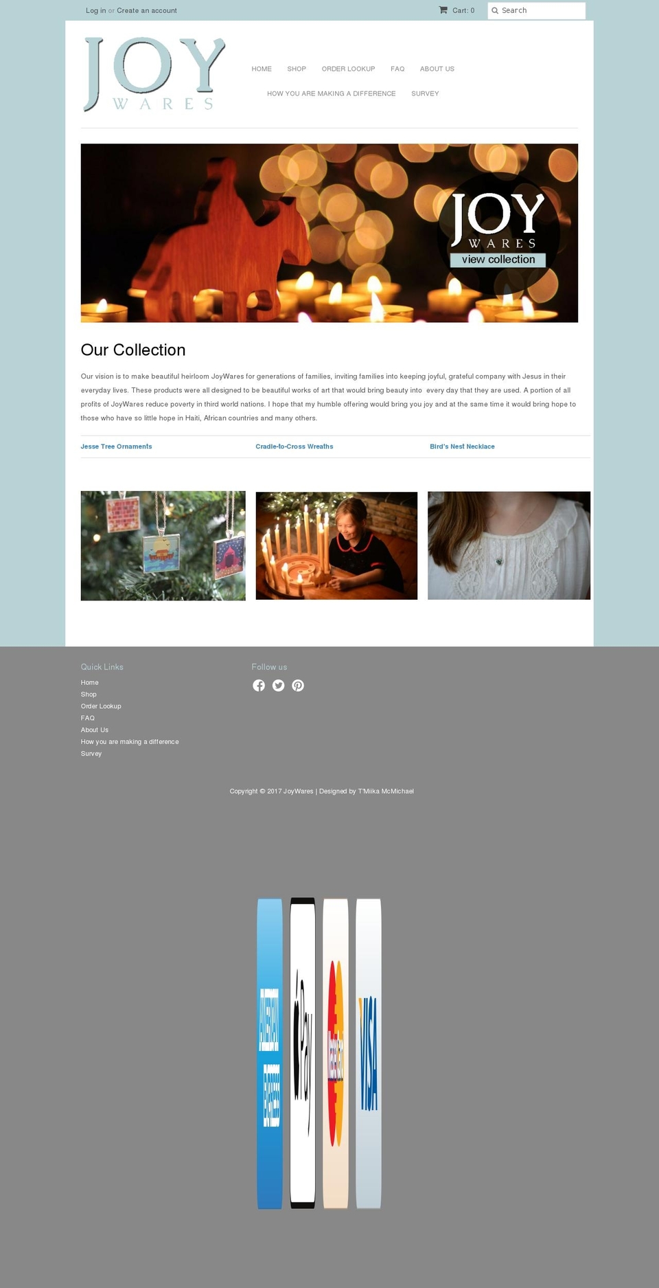 boundless Shopify theme site example joywares.ca
