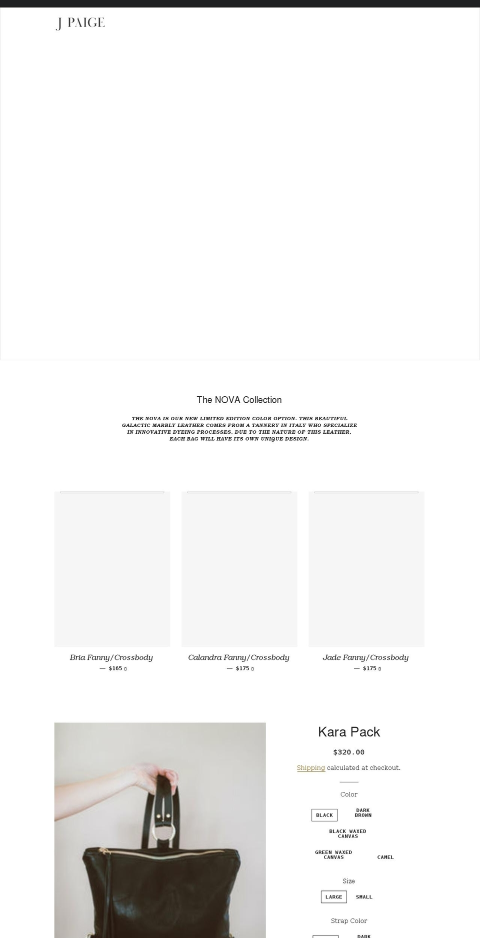 jpaigeco.com shopify website screenshot