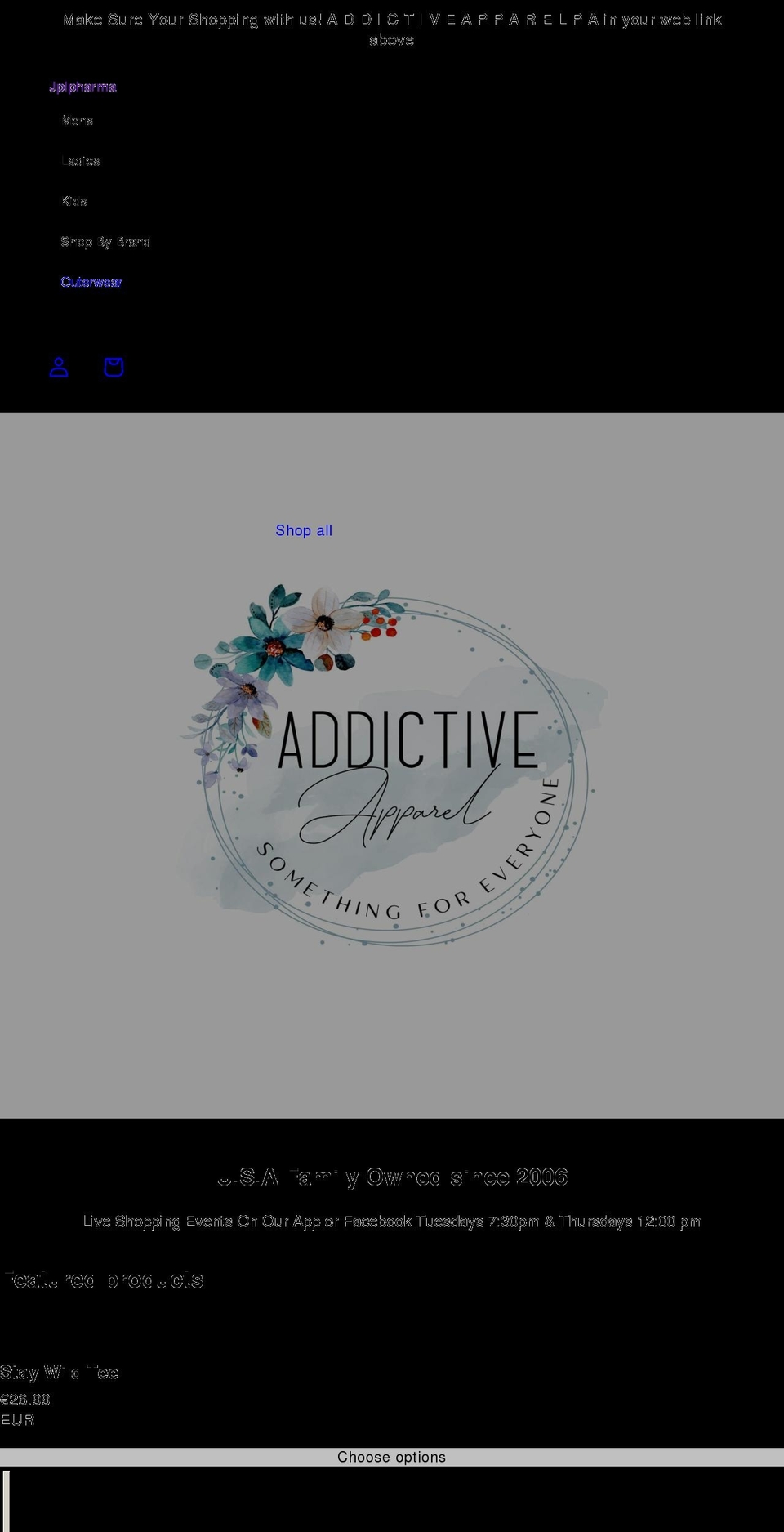 jplpharma.com shopify website screenshot