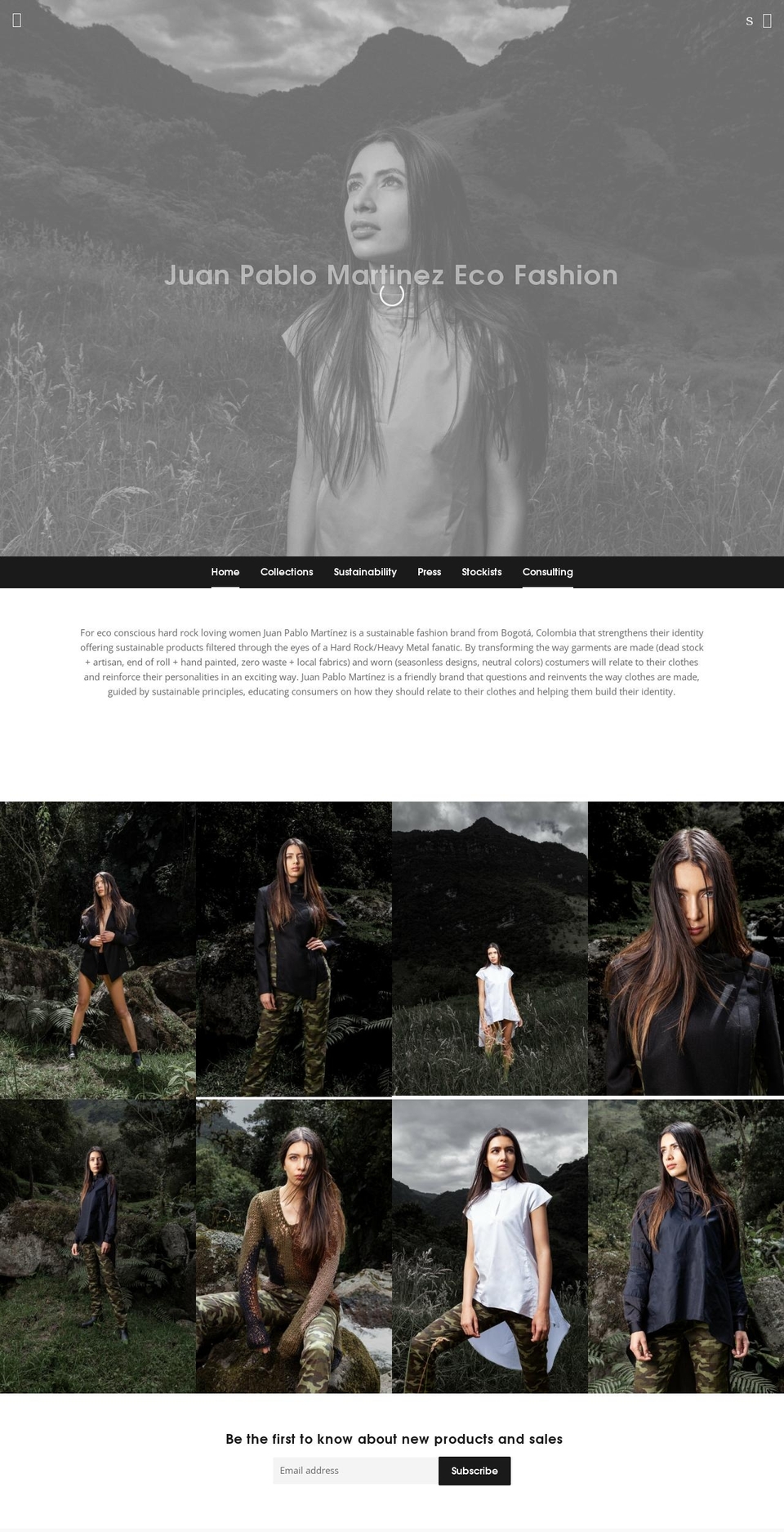 jpmecofashion.com shopify website screenshot