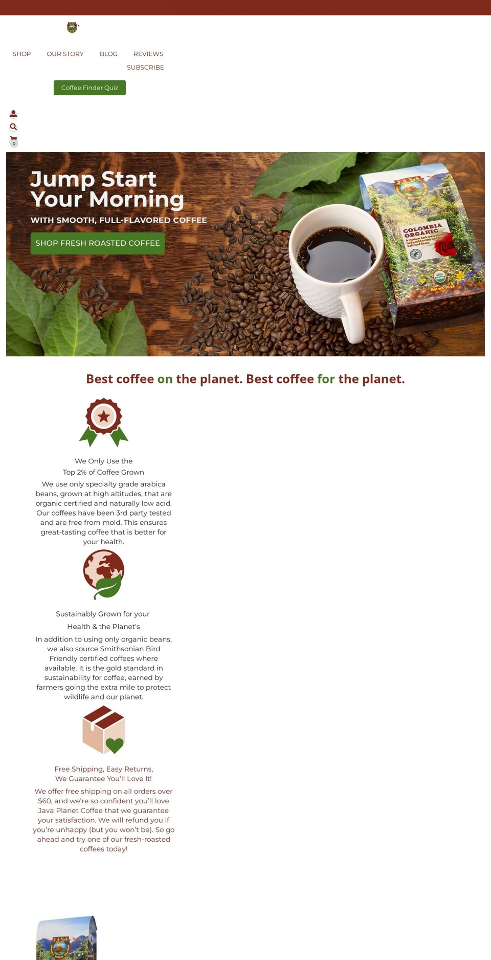 MS Theme Speed Opt Shopify theme site example jporganiccoffee.com