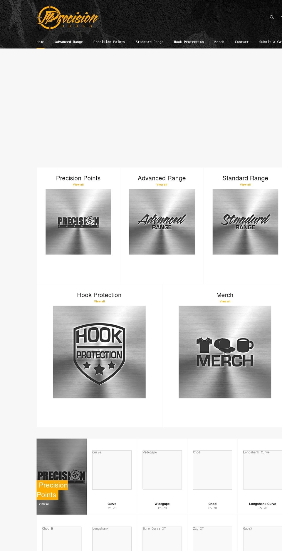 jprecisionhooks.co.uk shopify website screenshot