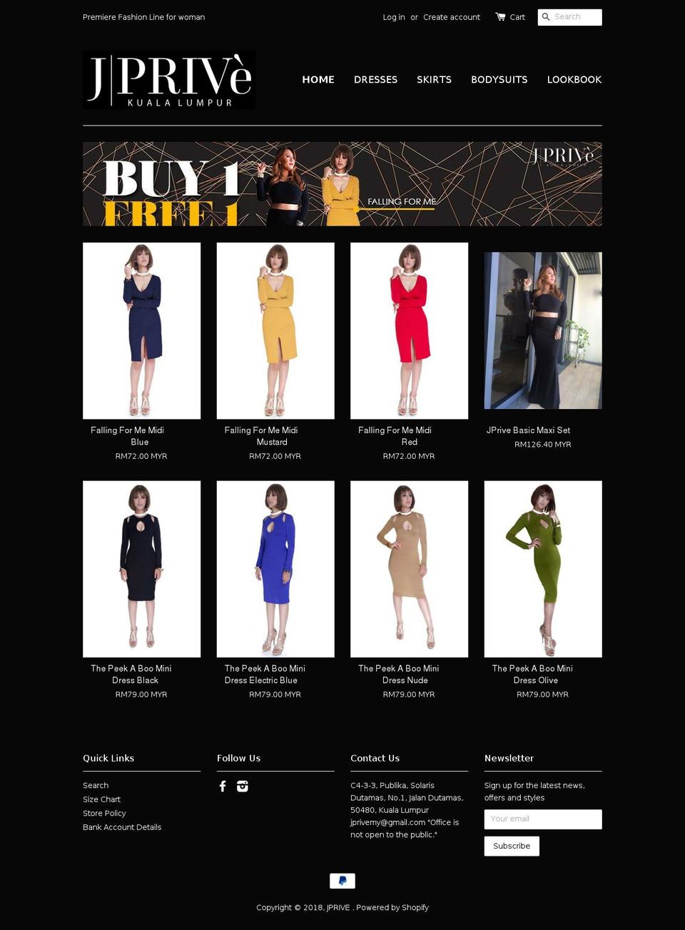 jprive.com — Shopify storefront screenshot