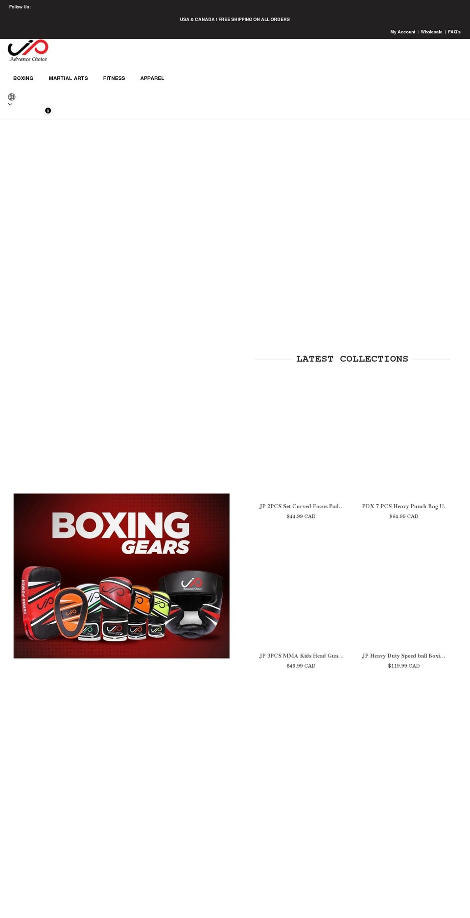 jpsports.ca shopify website screenshot