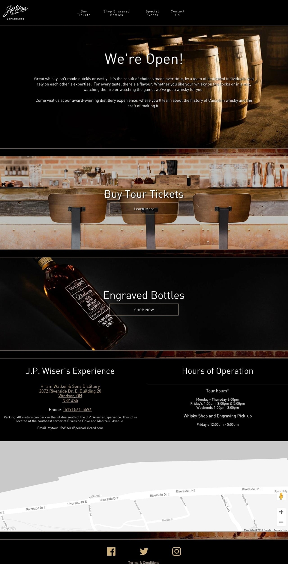 jpwiserstour.com — Shopify storefront screenshot