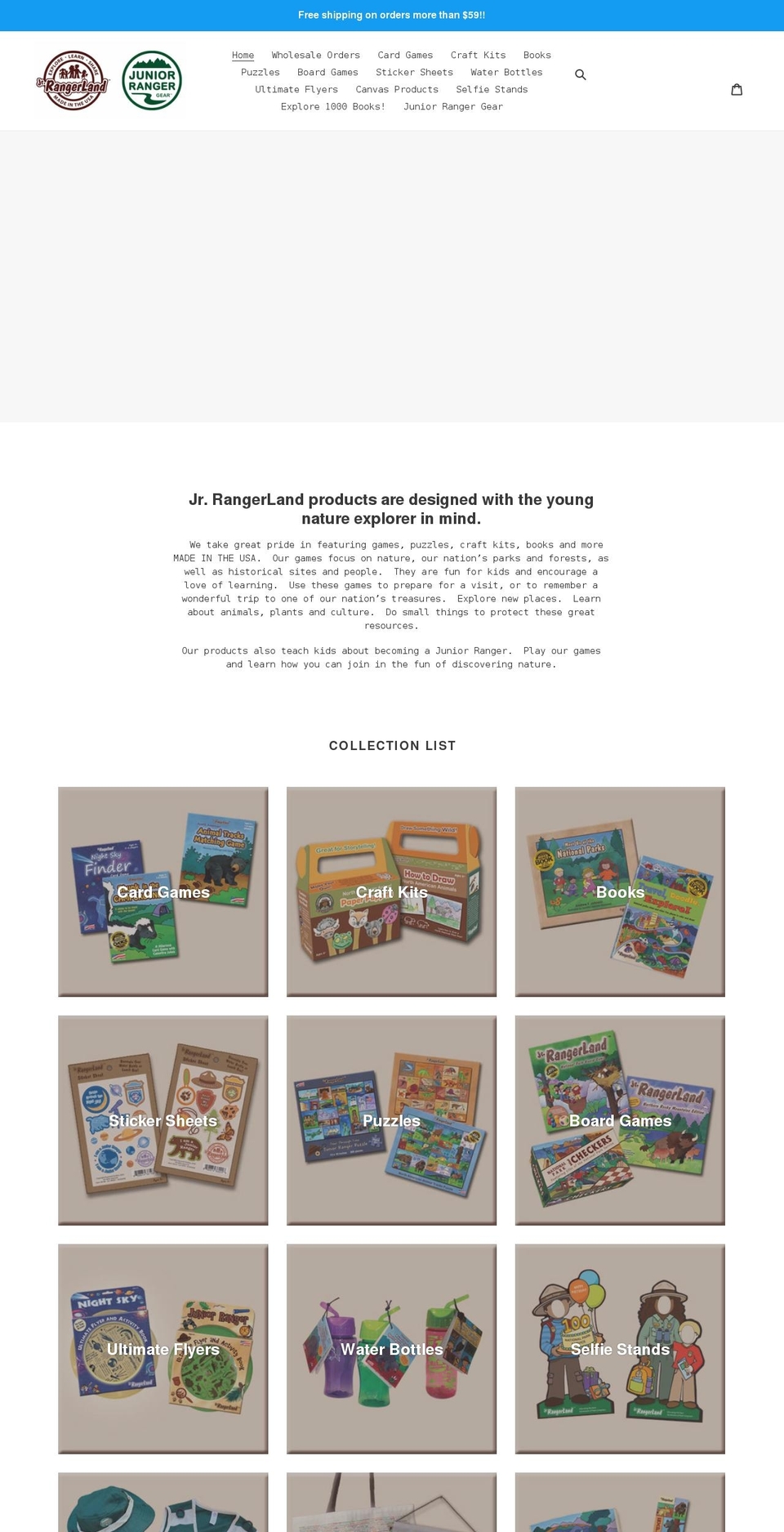 jr-rangerland.myshopify.com shopify website screenshot