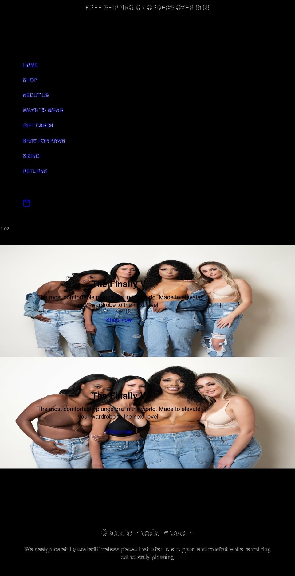 jraeintimates.com shopify website screenshot