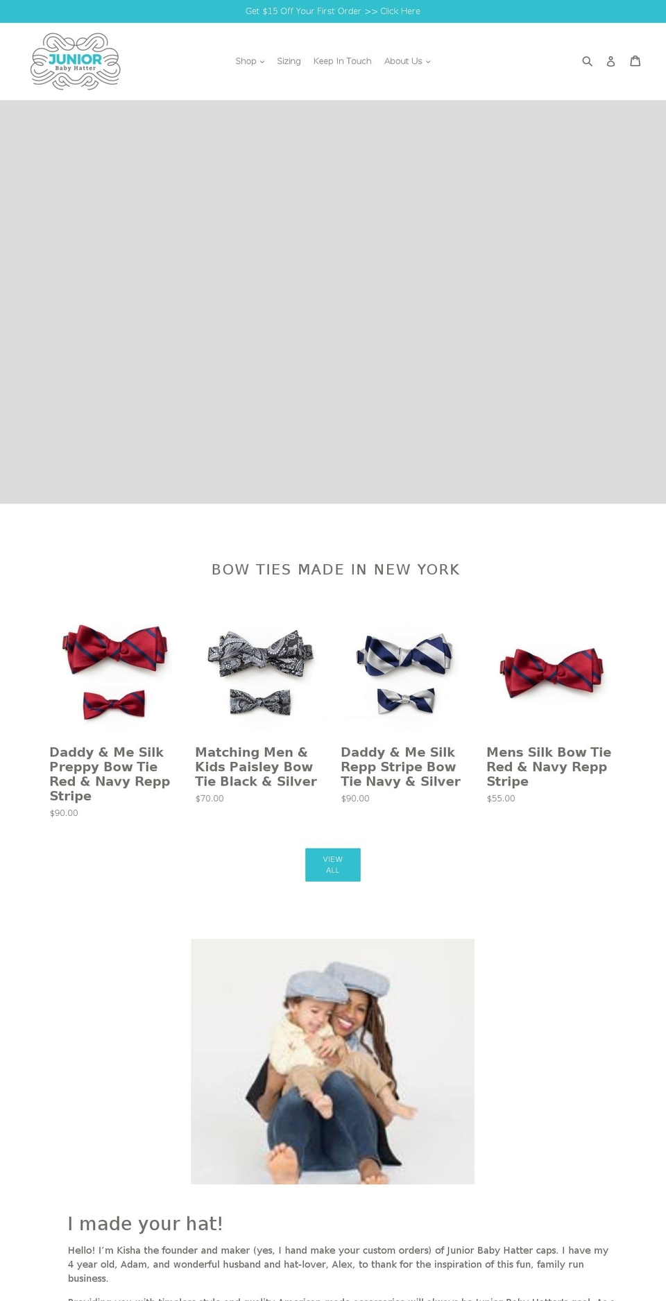 jrbh.us shopify website screenshot