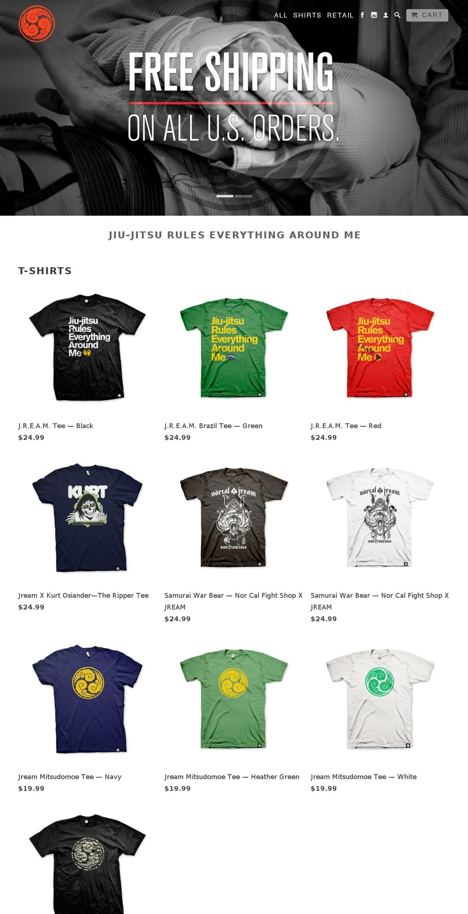 jreambrand.com shopify website screenshot