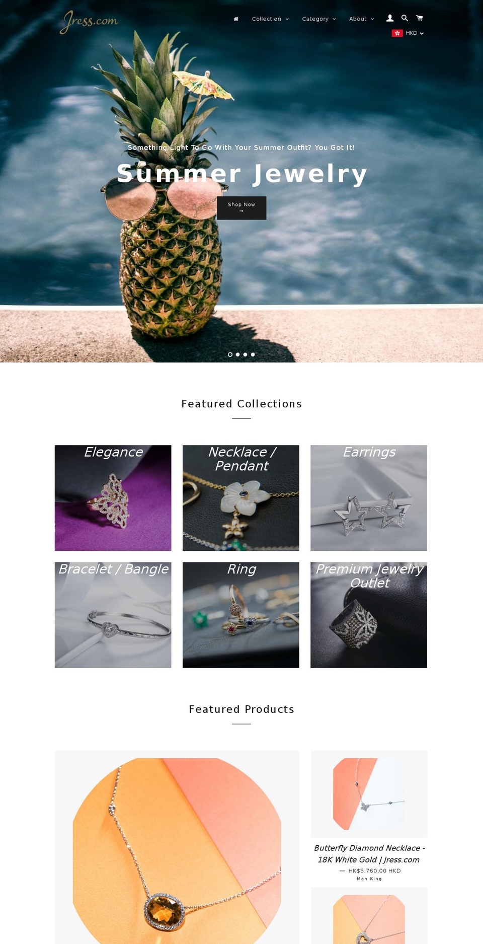 jress.com — Shopify storefront screenshot