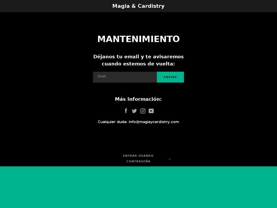 jriberamagia.com — Shopify storefront screenshot