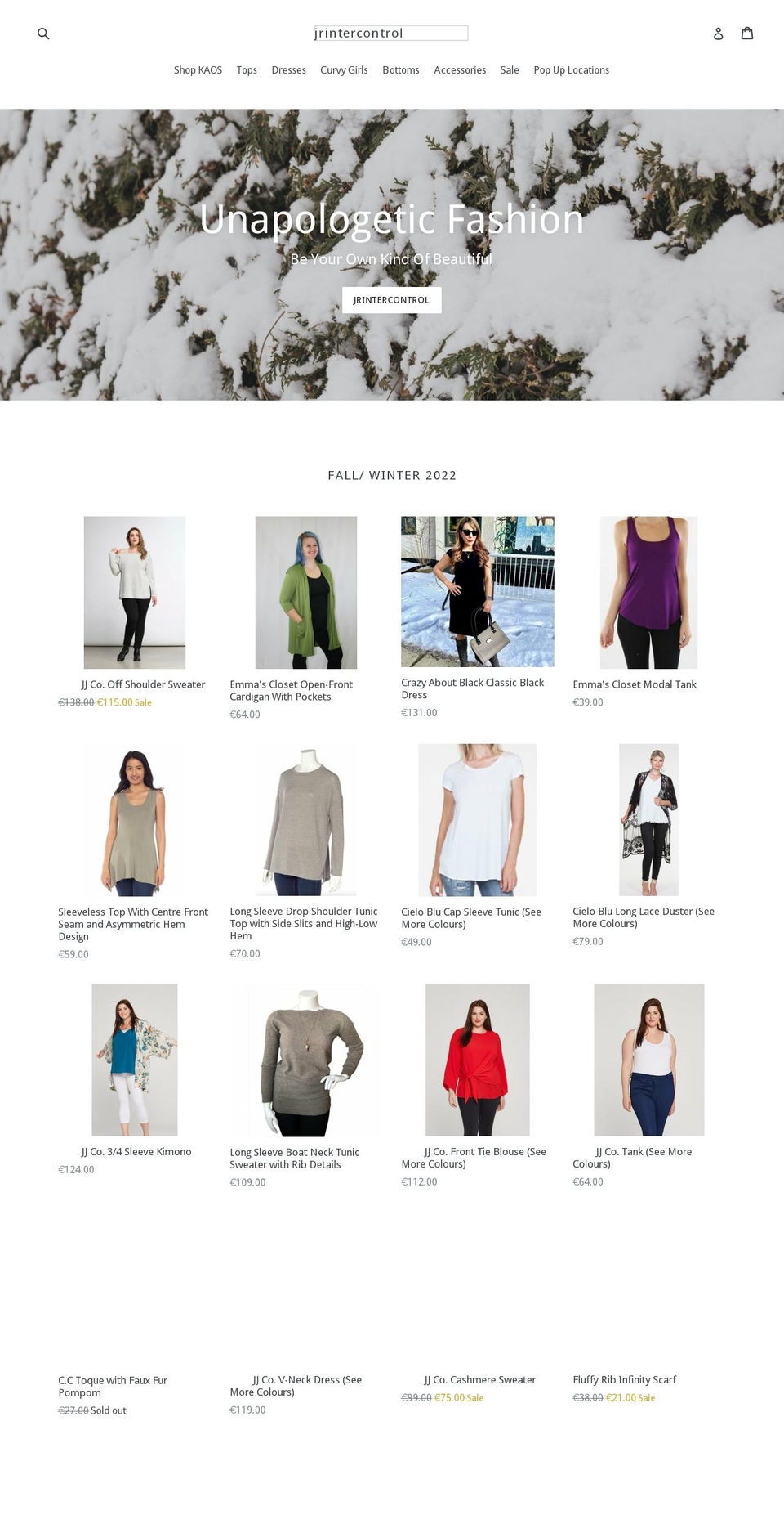 jrintercontrol.com shopify website screenshot