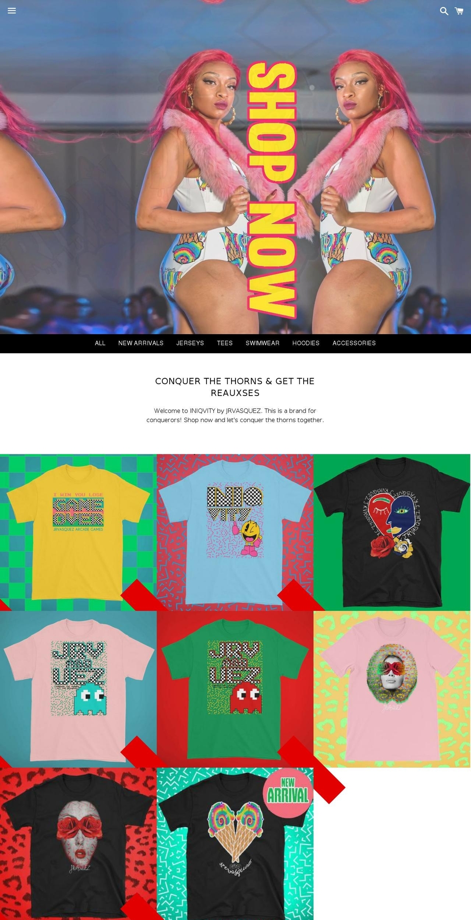 jrvasquez.com — Shopify storefront screenshot