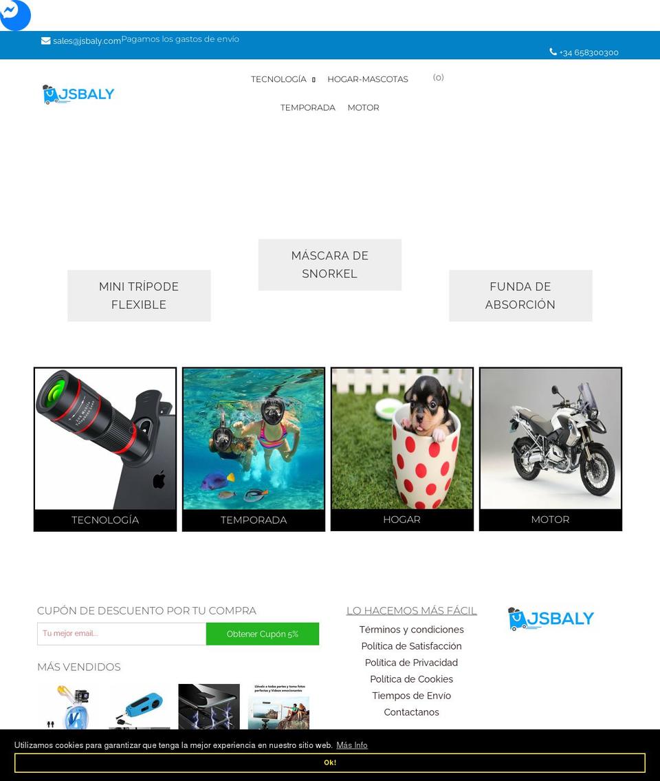 jsbaly.com shopify website screenshot