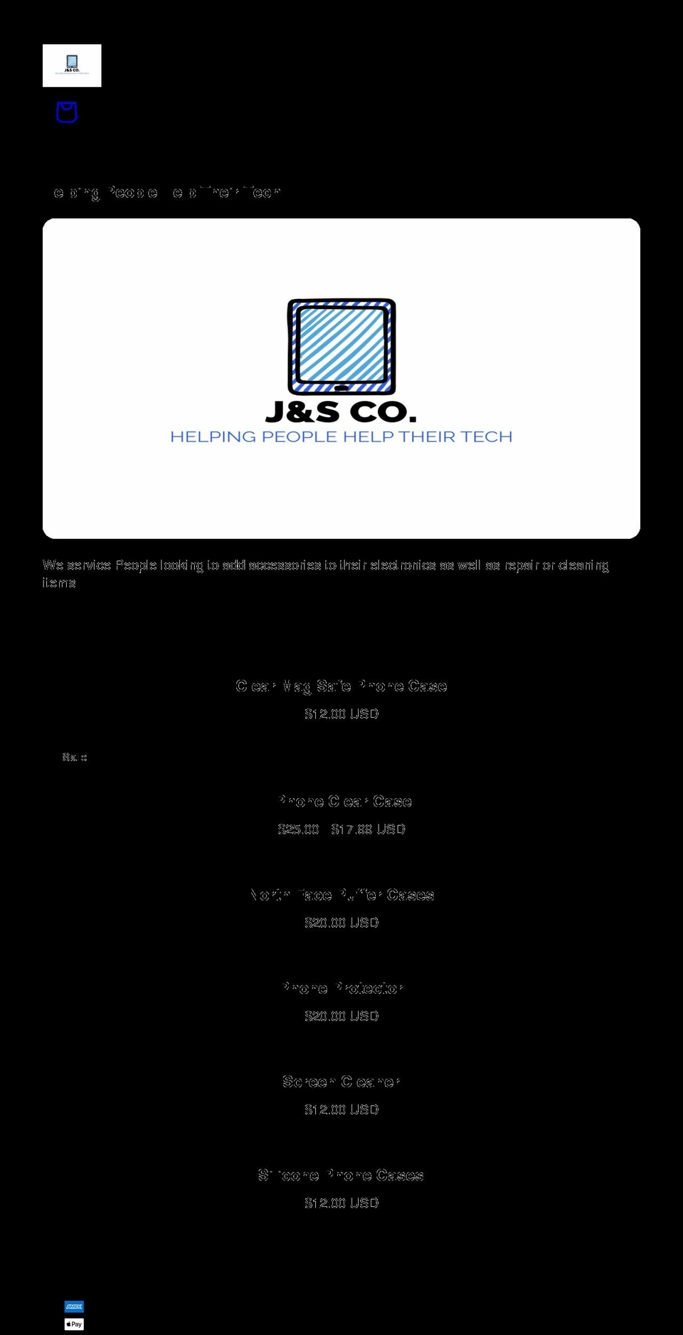 jscases.com shopify website screenshot
